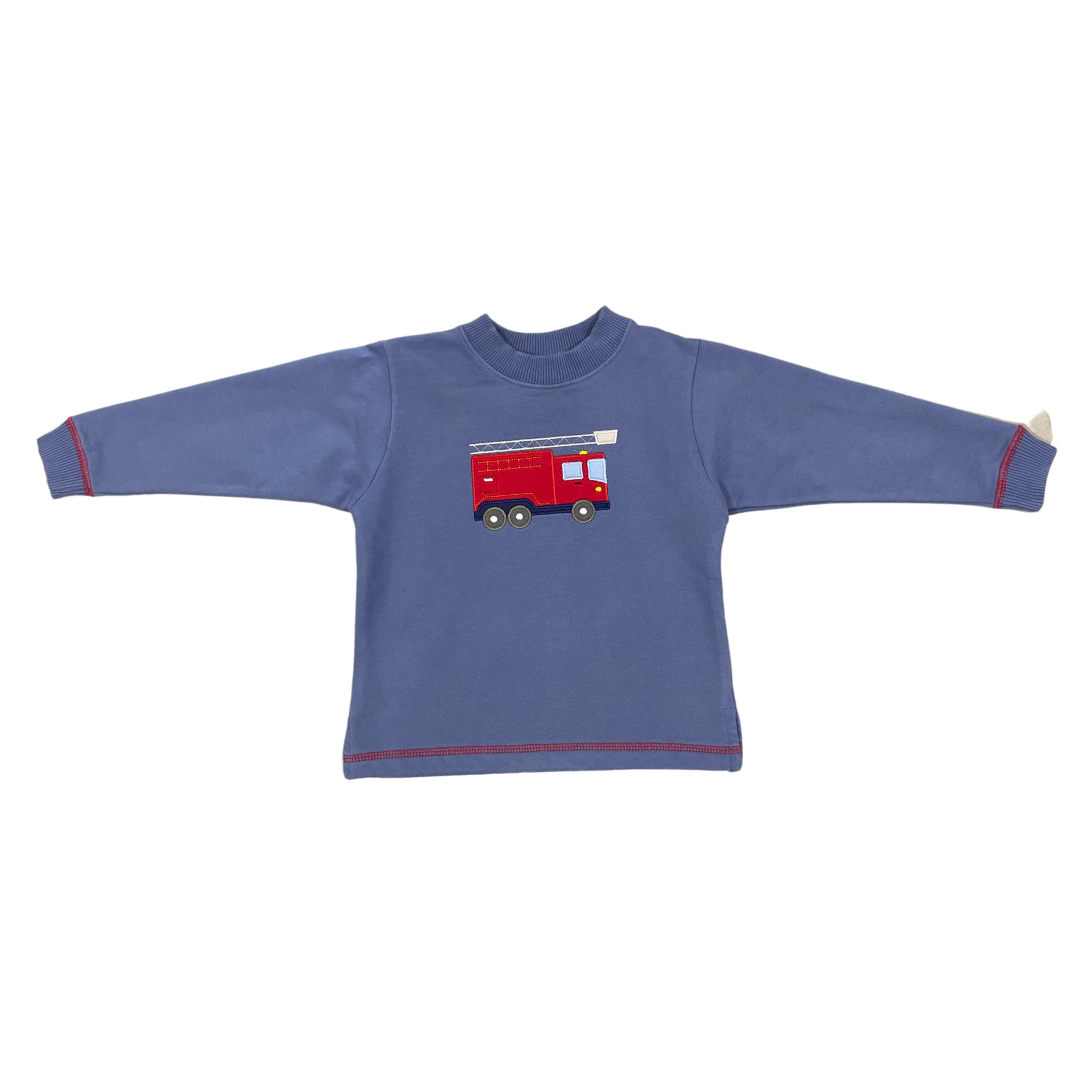 Firetruck Sweatshirt | Slate Blue
