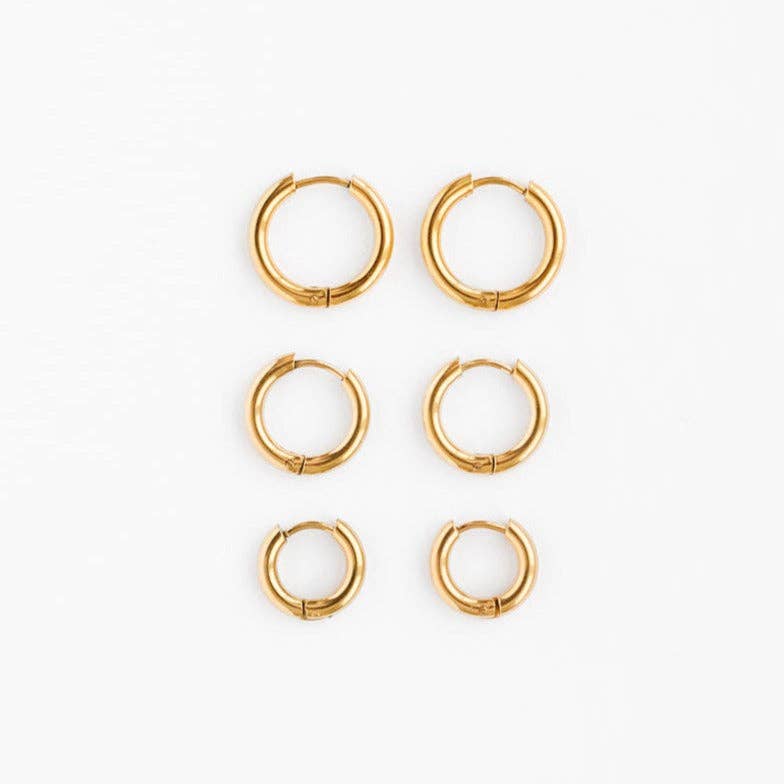 Earrings | Endless Hoop - The Yellow Canary