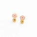 Earrings | Petite Flower Pink - The Yellow Canary