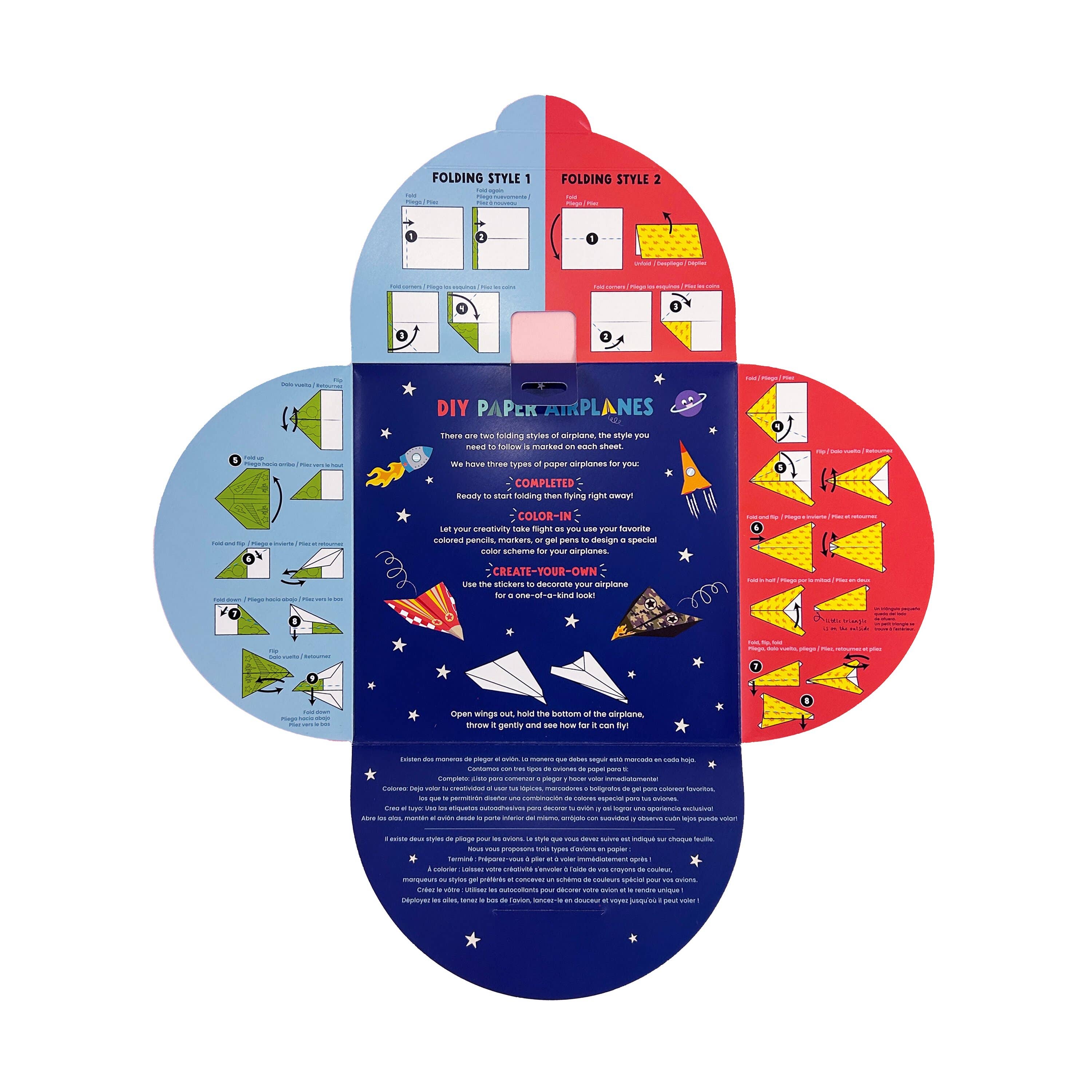 D.I.Y. Paper Airplanes (Set of 24 Designs) - The Yellow Canary