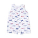 Shortie Romper | Vintage Planes - The Yellow Canary