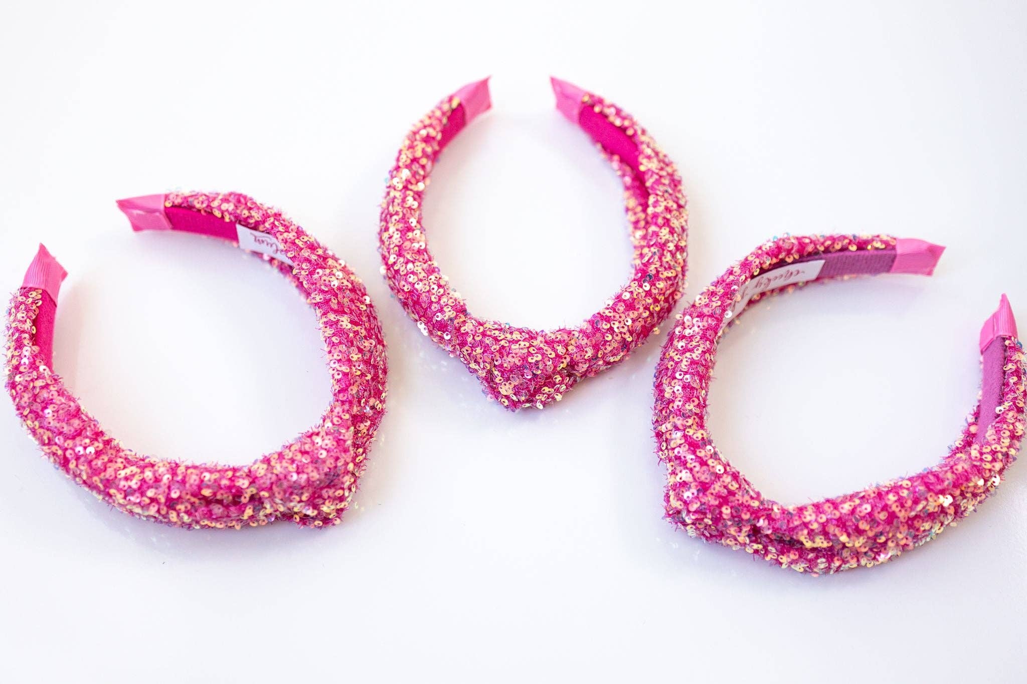 Sequin Headband - Pop of Pink: Light Pink