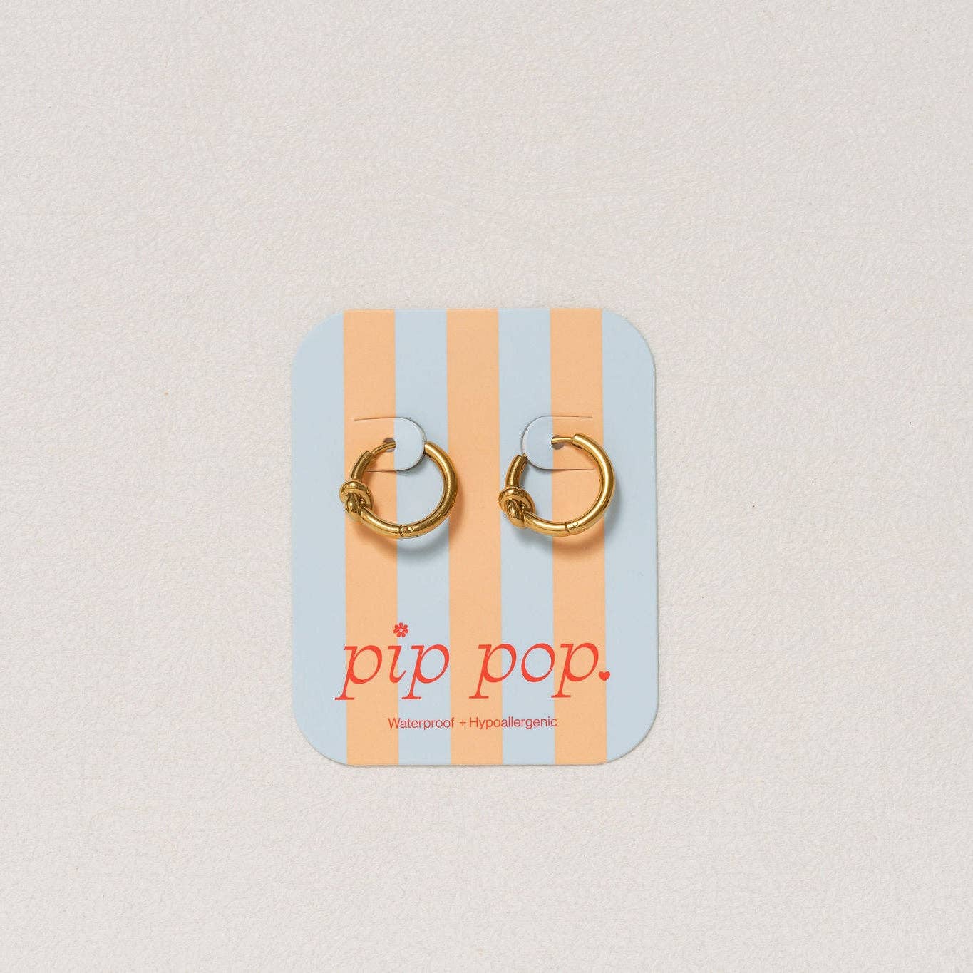 Knot Hoop: Pair - The Yellow Canary