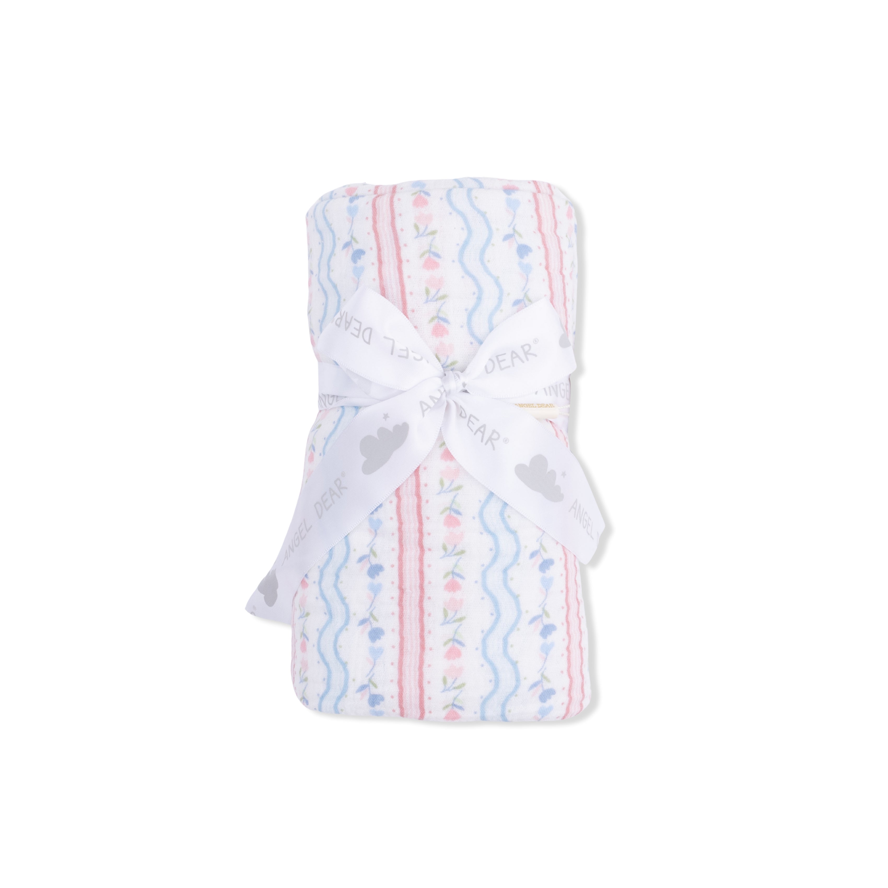 Swaddle Blanket | Tulip Stripe - The Yellow Canary