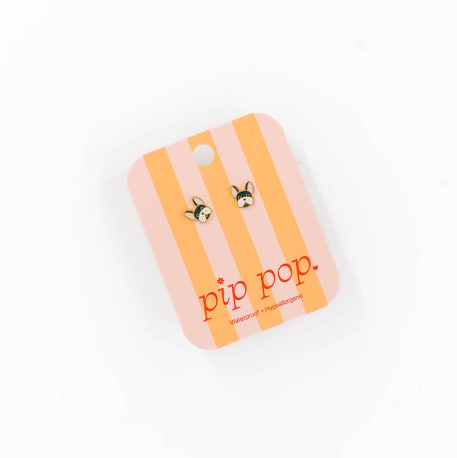 Earrings | Frenchie - The Yellow Canary
