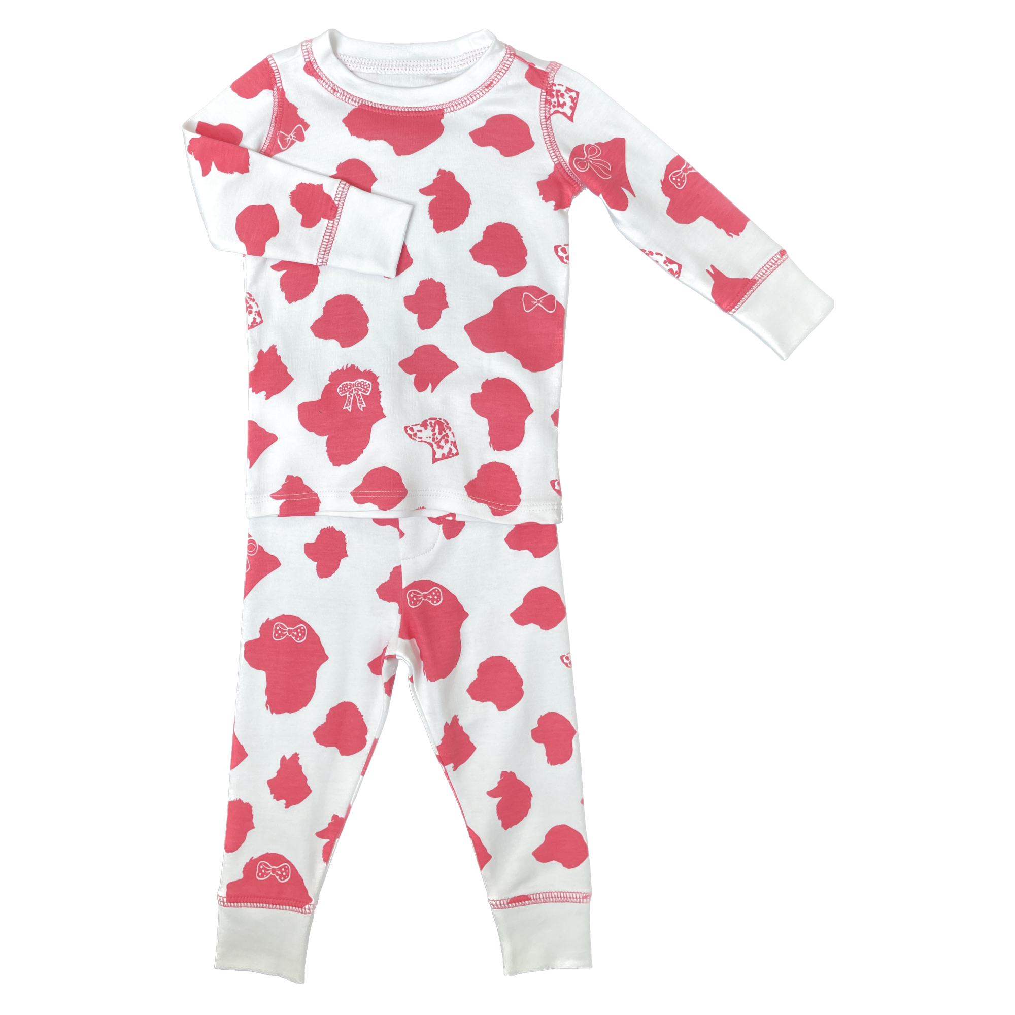 Pink Dogs 2pc Loungewear Set