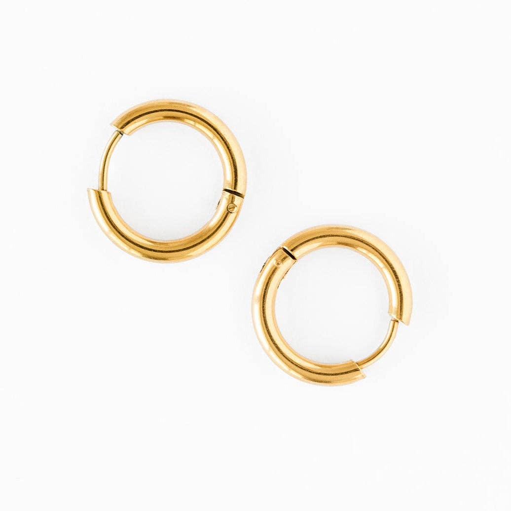 Earrings | Endless Hoop - The Yellow Canary