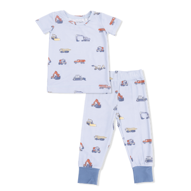 Loungewear Set | Construction Vehicles - The Yellow Canary