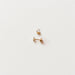 Diamond Stud Earrings - Hypoallergenic, Flat Back, Girl Gift: Gold - The Yellow Canary