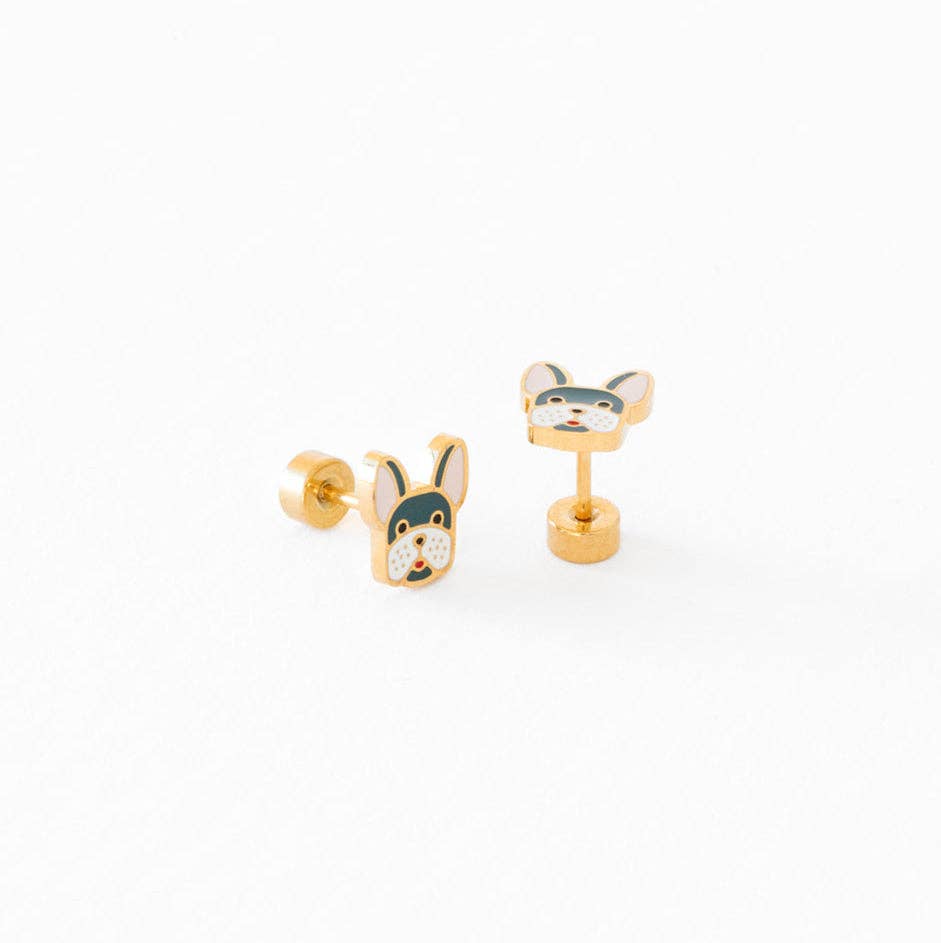 Earrings | Frenchie - The Yellow Canary