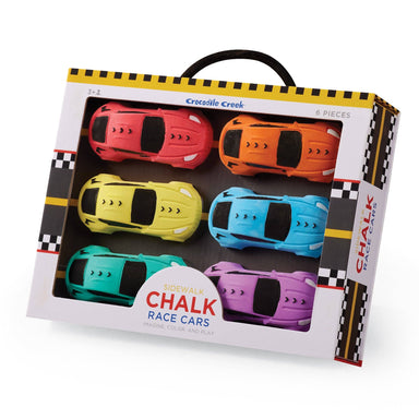 Sidewalk Chalk - Race Cars - The Yellow Canary