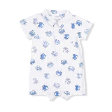 Polo Shortie | Blue Crabs - The Yellow Canary