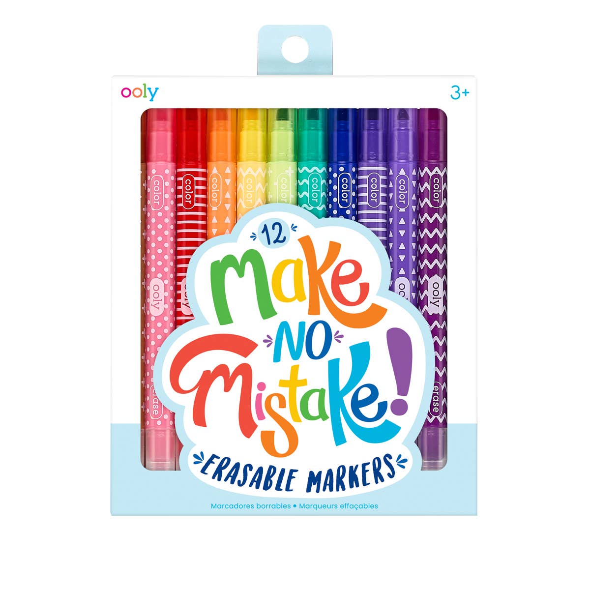 Make no Mistake!: Erasable Markers (Set of 12) - The Yellow Canary