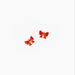 Earrings | Red Bow Stud - The Yellow Canary