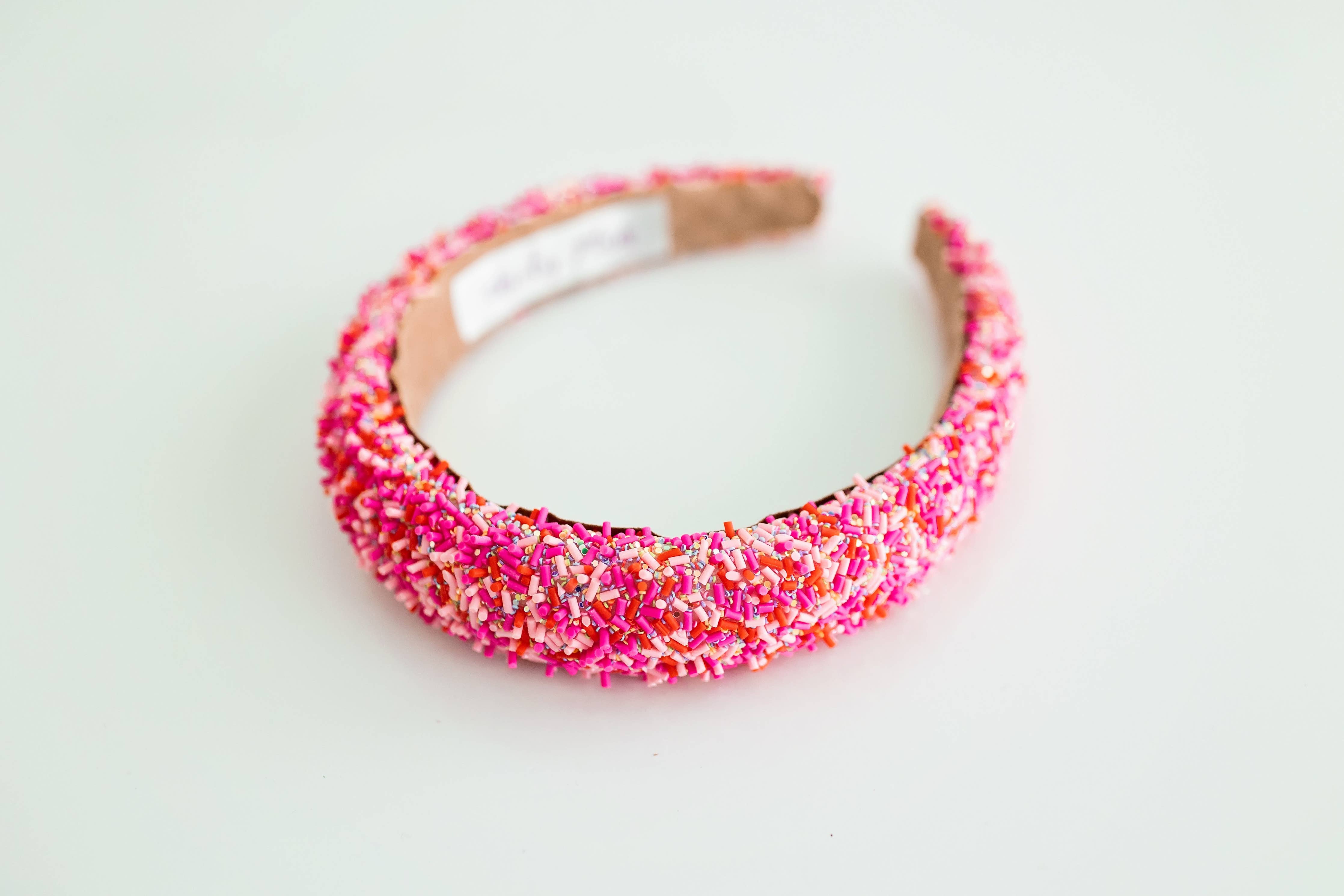 Beaded Headband | Sweetheart Sprinkle