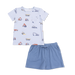 Tee and Short | Construction Vehicles - The Yellow Canary