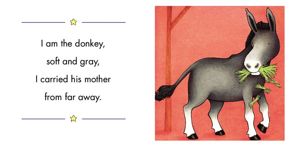 Christmas in the Manger Padded Board Book : Nola Buck