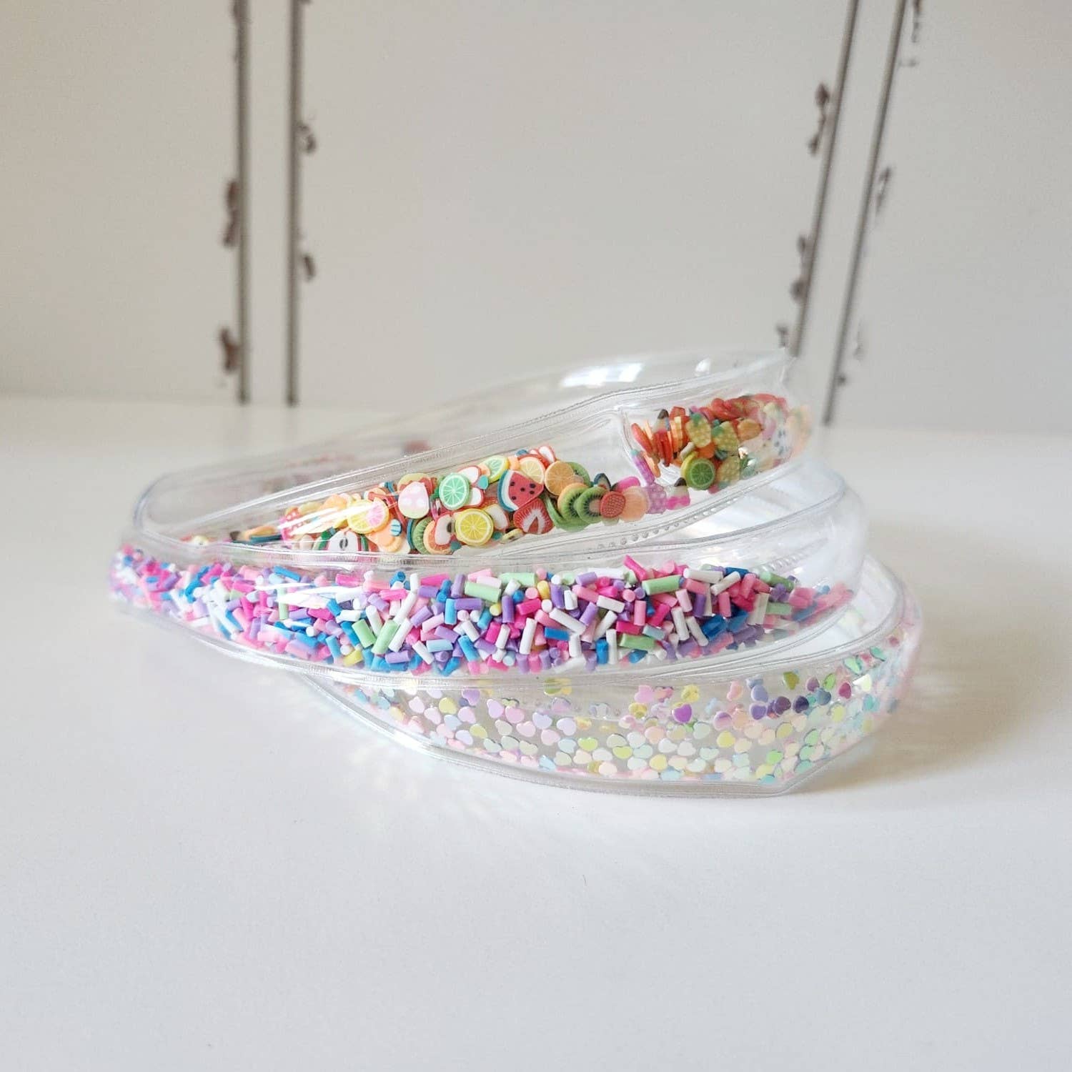 Confetti Shaker Headband | Hearts