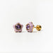 Earrings | Flower Enamel Gemstone - The Yellow Canary