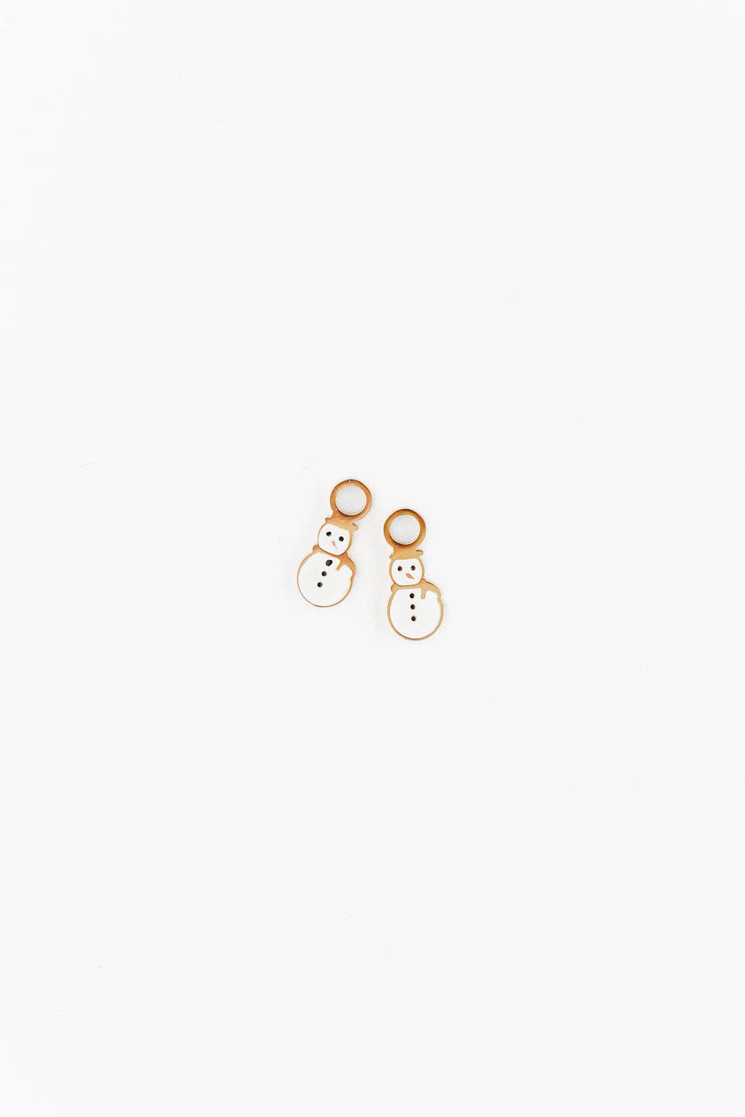 Snowman Charm: Pair