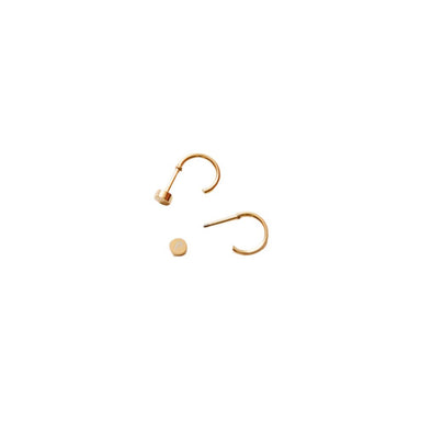 Huggie: Gold / Pair - The Yellow Canary