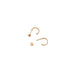 Huggie: Gold / Pair - The Yellow Canary