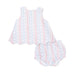 Top & Bloomer | Tulip Stripe - The Yellow Canary