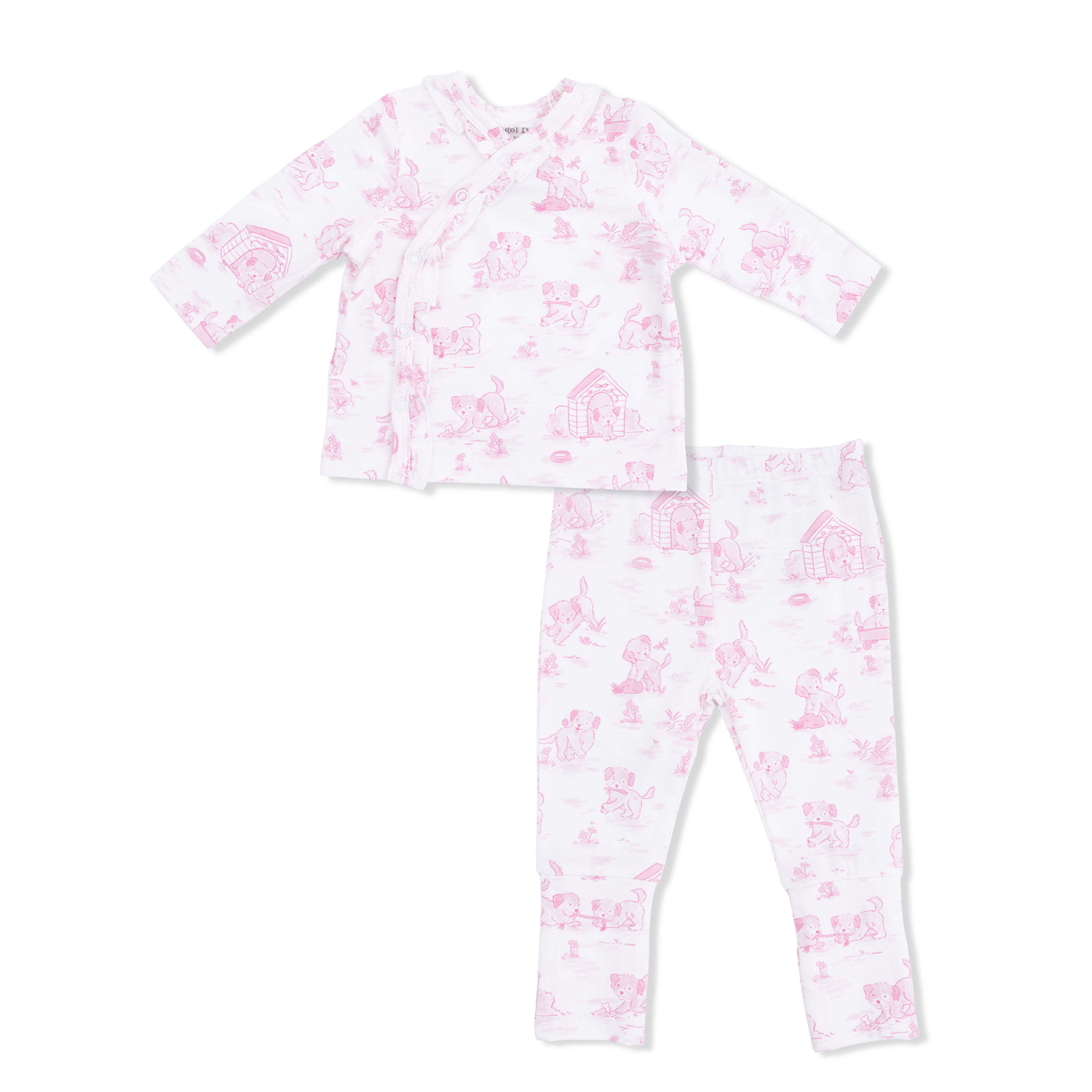 Take Me Home Set | Puppy Toile Pink - The Yellow Canary