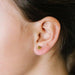 Earrings | Gold Heart Stud - The Yellow Canary