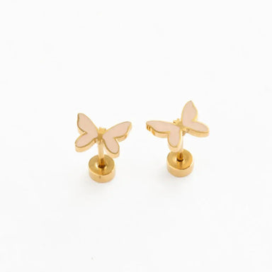 Enamel Butterfly: Blush - The Yellow Canary