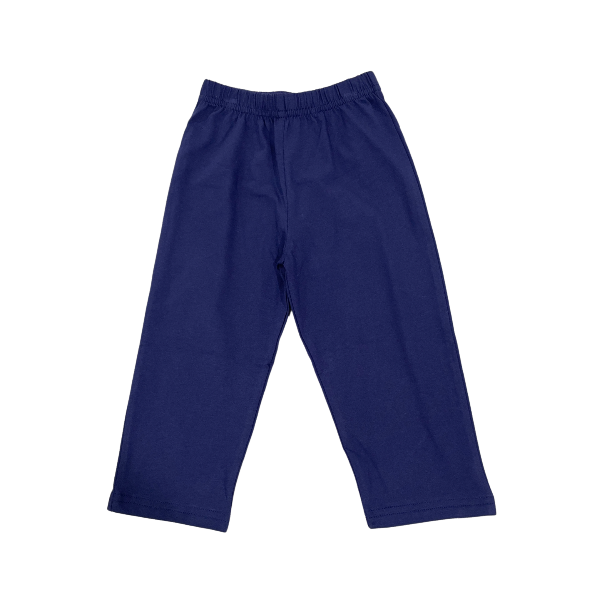 Jersey Solid Straight Pants