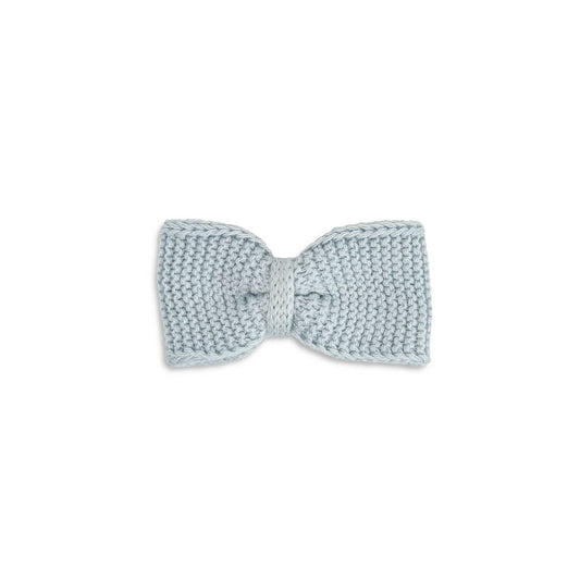 Knitted Bow | Baby Blue