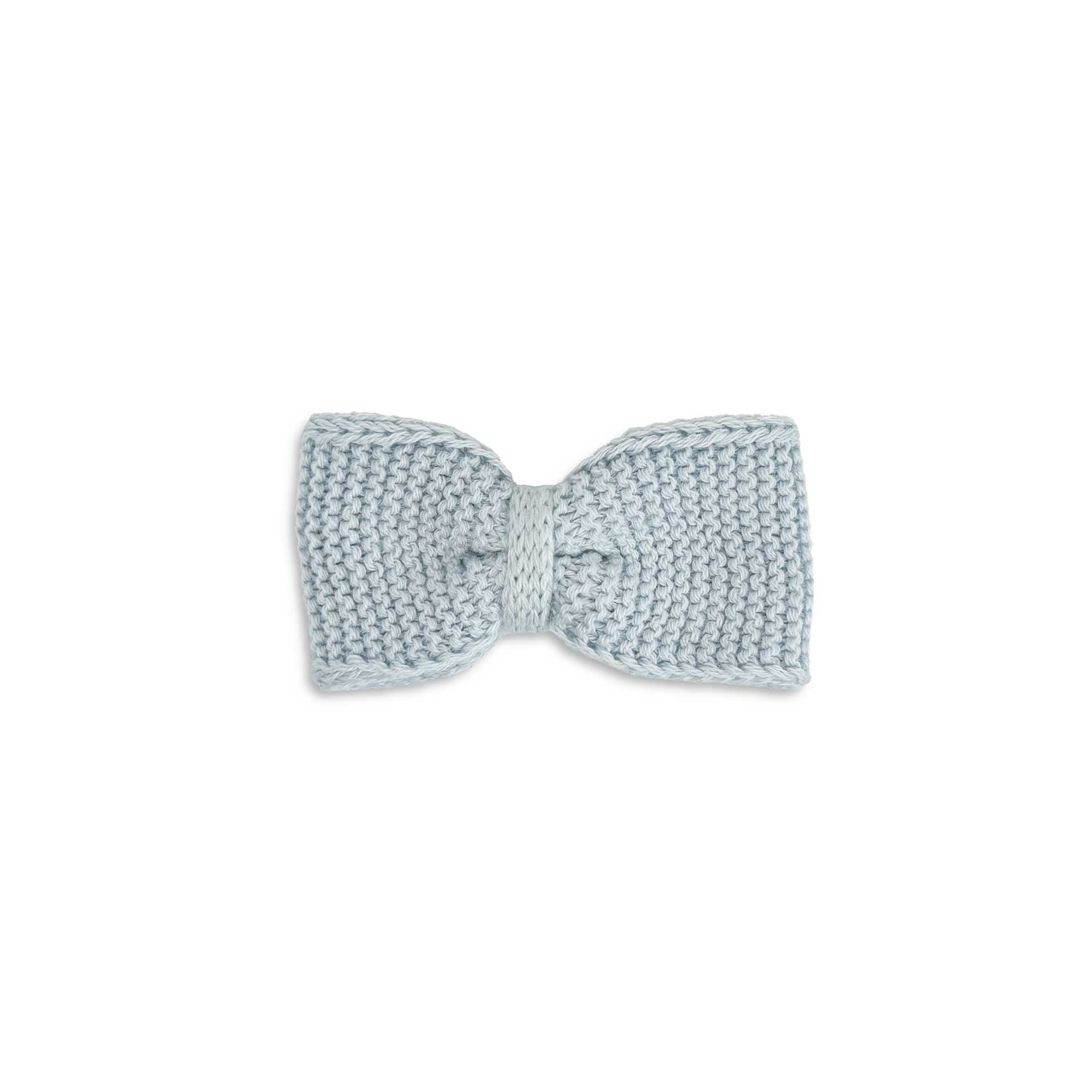 Knitted Bow | Baby Blue