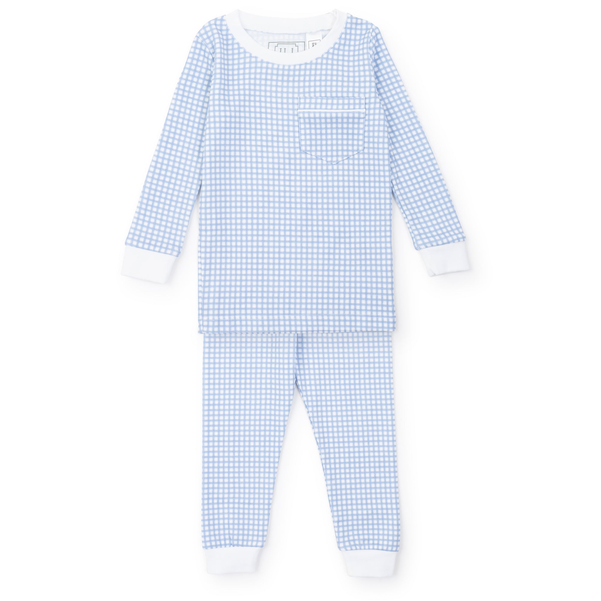 Bradford Pajama Set | Light Blue Plaid