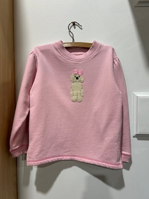 Pink Puppy Sweatshirt | Light Pink