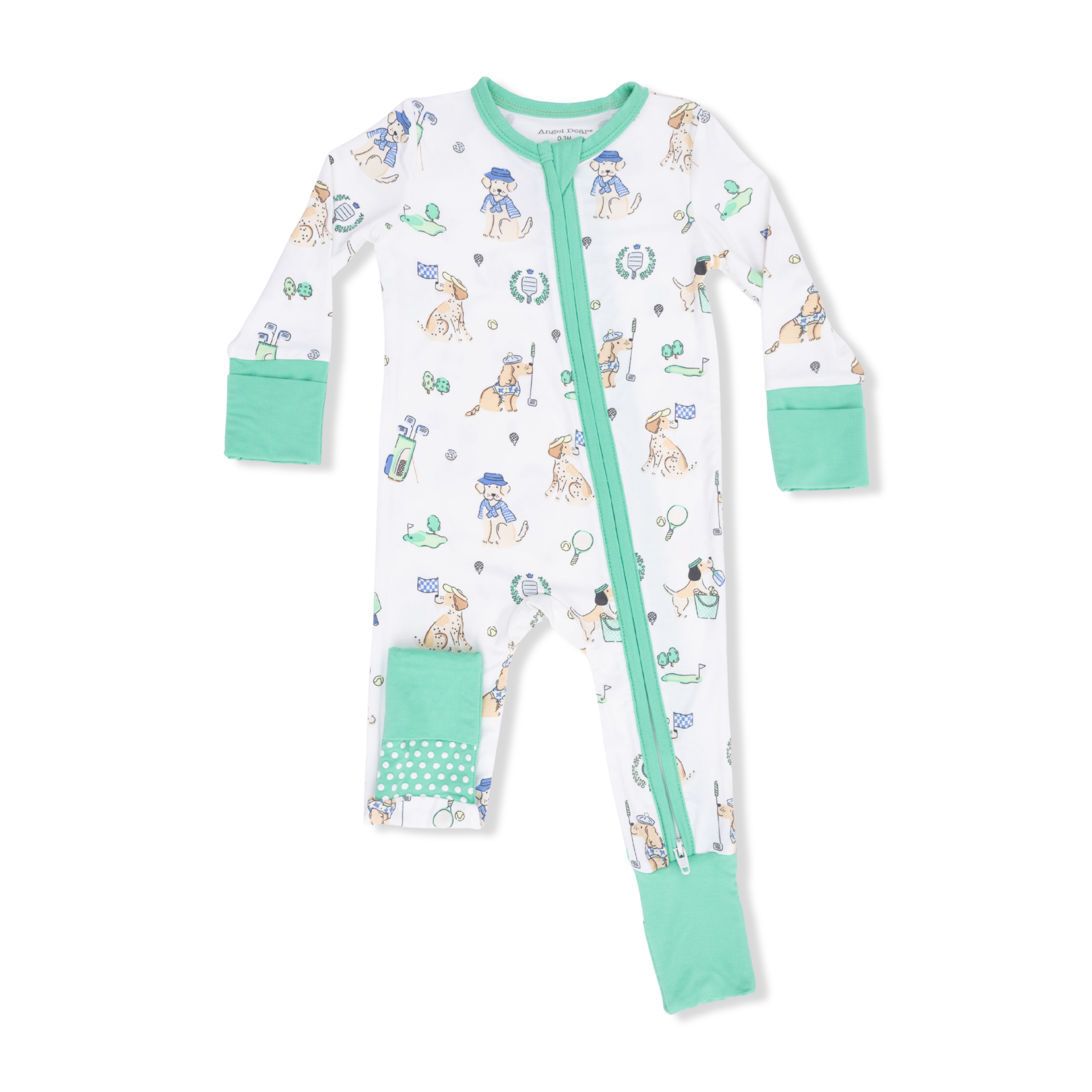 Zip Romper |  Club Dogs - The Yellow Canary