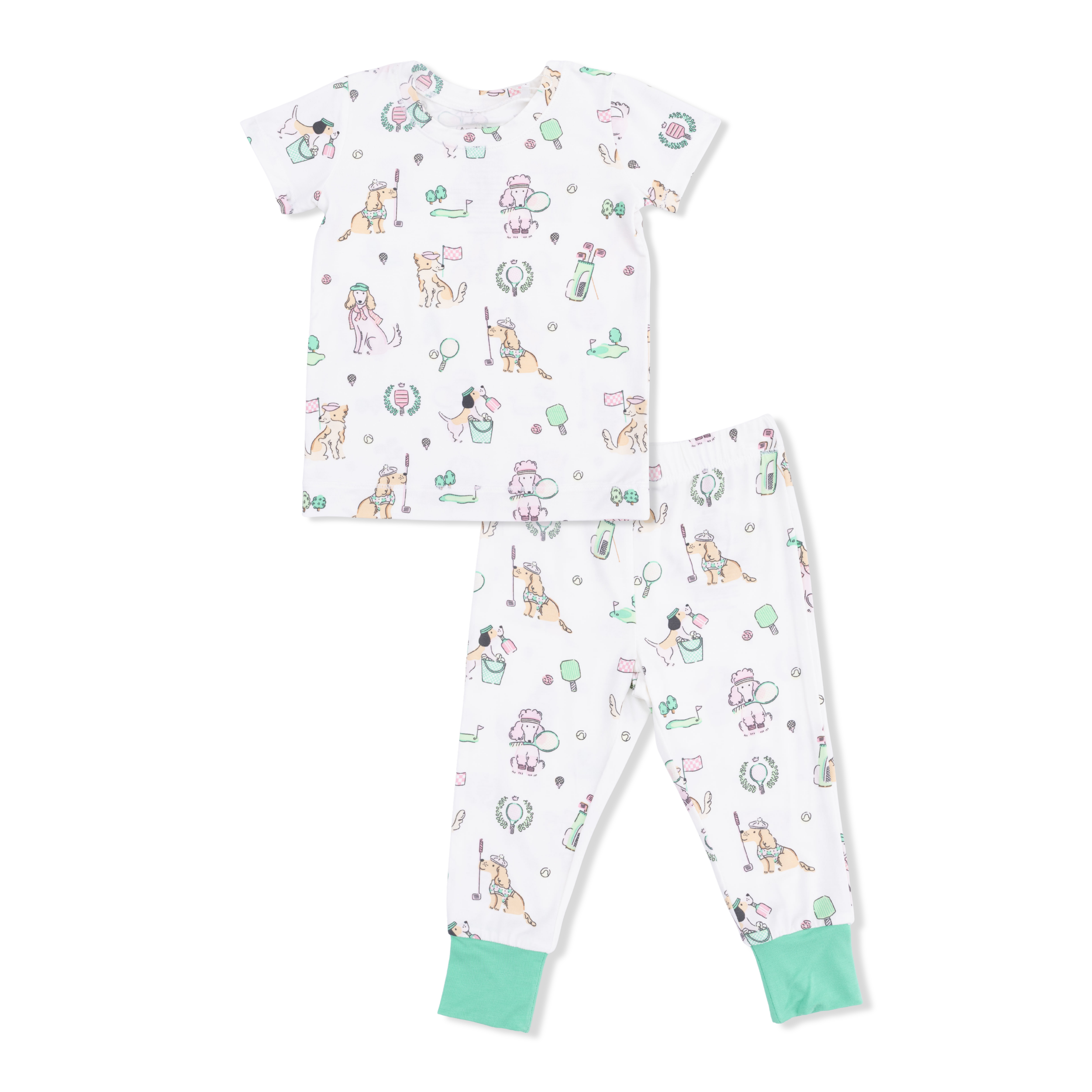 Loungewear Set | CC Dogs Pink - The Yellow Canary