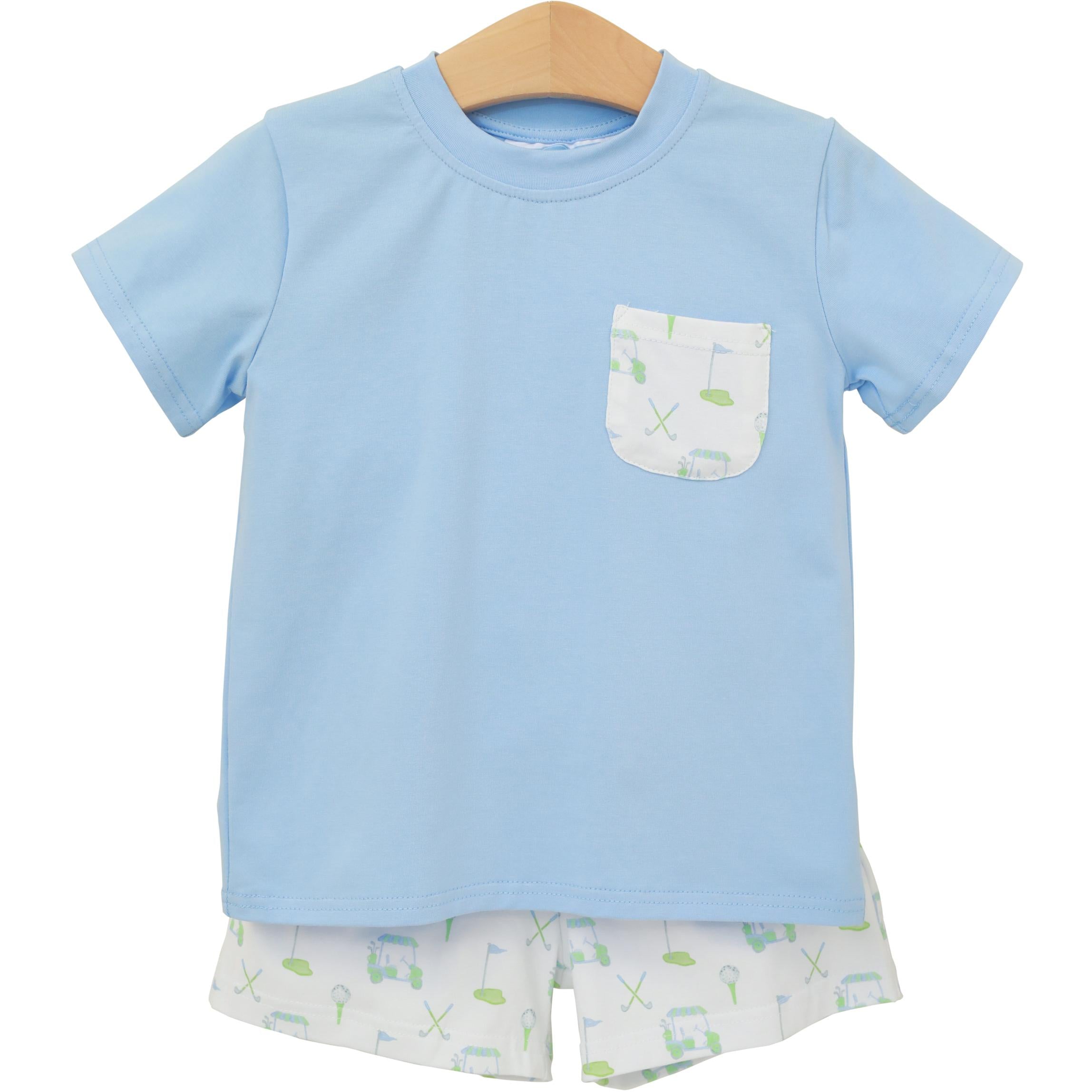 Caddy Club Short Set - The Yellow Canary