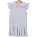 Camilla Dress | Dusty Blue Stripe - The Yellow Canary