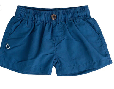 Navy Peony Short - The Yellow Canary