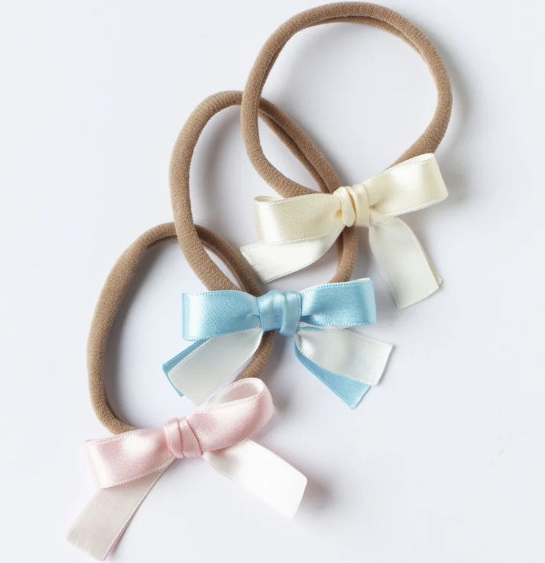 HEADBANDS SET | PINK, BLUE, CREAM - The Yellow Canary