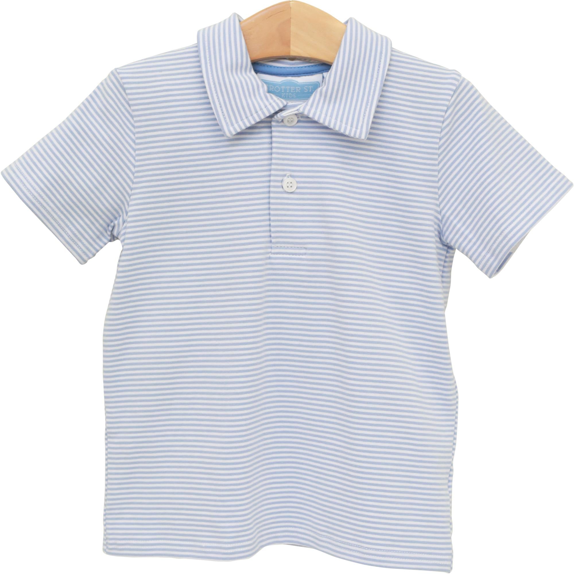 Henry Polo | Dusty Blue Stripe - The Yellow Canary