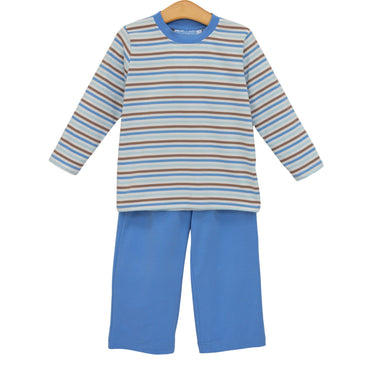 Miller Pants Set | Hamptons Stripe - The Yellow Canary