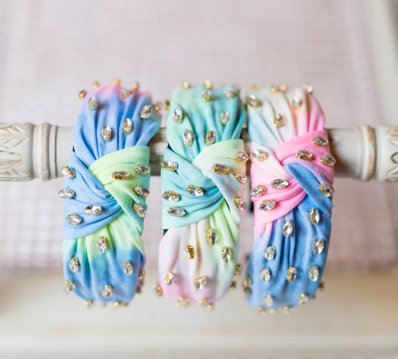 Tye Dye Rhinestone Headband
