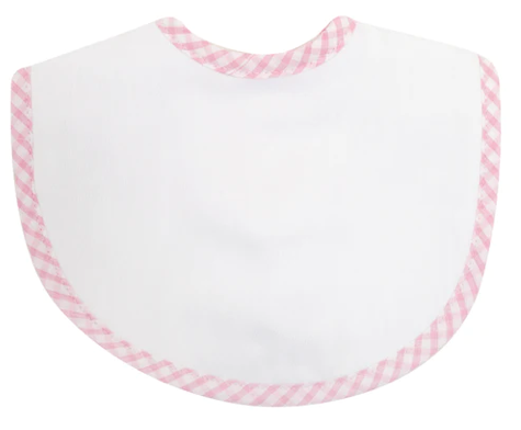 CHECK BURP CLOTH BASIC BIB