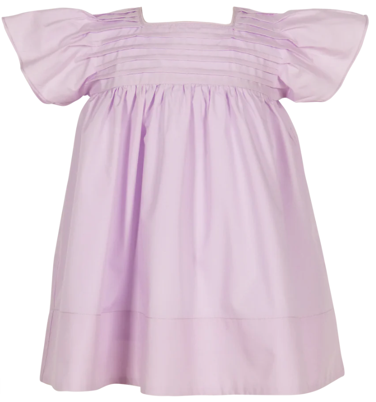 Priscilla Pleated Dress | Purple