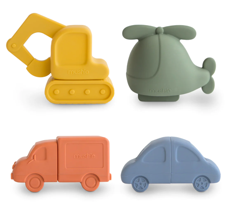 Vehicles Mold Free Bath Play Set - The Yellow Canary