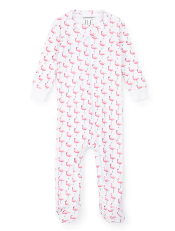 Parker Zipper Pajama | Fabulous Flamingos