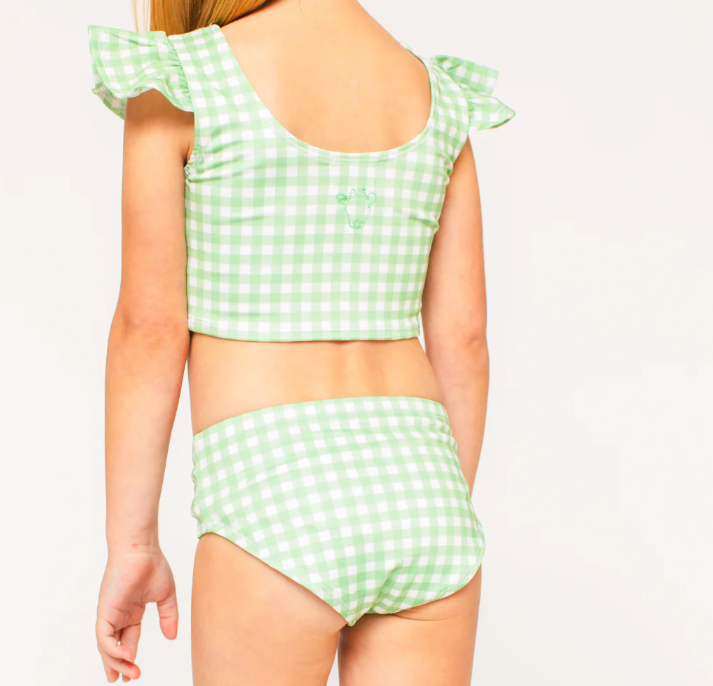 Bikini Bather | Green Gingham