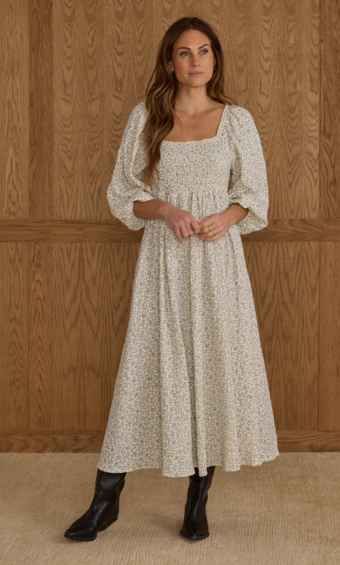 Della Dress | Blue Vines